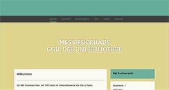 Desktop Screenshot of msdruckhaus.de